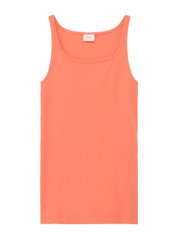 s.Oliver T-Shirt keine Ärmellänge in Orange