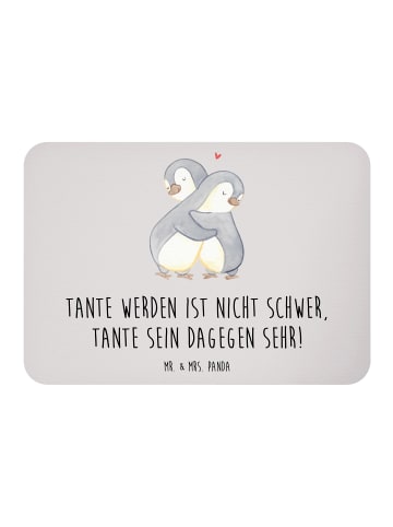 Mr. & Mrs. Panda Magnet Tolle Tante mit Spruch in Grau Pastell