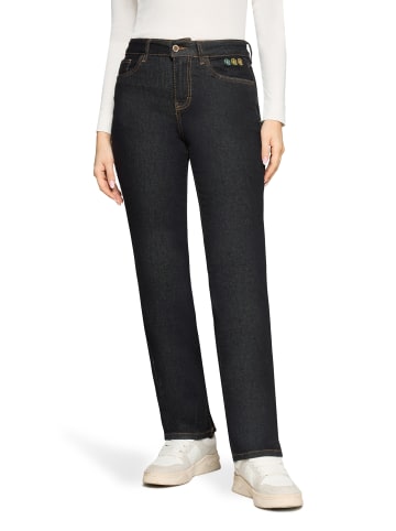 CARTOON Stretch-Jeans mit Strass in Raw Denim
