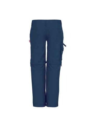 Trollkids Zipp-Off-Trekkinghose Slim Fit Oppland in mystic blue