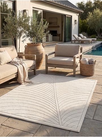 Outdoorteppich ENGADIN modern Schlafzimmer Esszimmer Diele in Creme