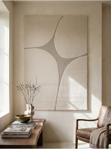 KADIMA DESIGN Teppichläufer Abstrakt pflegeleicht Wohnzimmer Schlafzimmer Flur in Creme