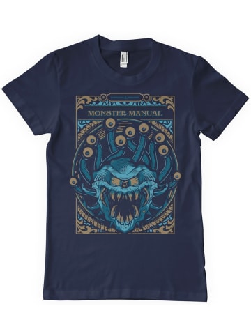 Dungeons And Dragons T-Shirt "D&D Monsters Manual T-Shirt" in Blau