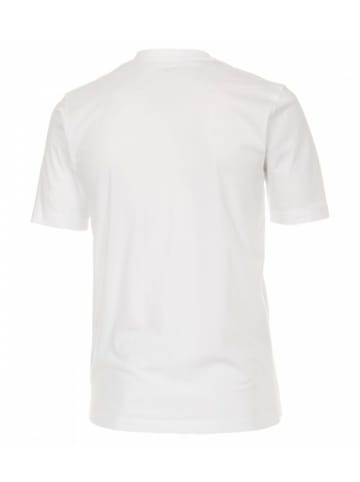 CASAMODA V-Kragen T-Shirt für Herren in weiss