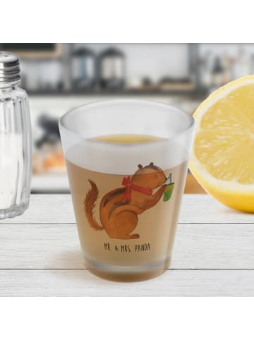 Mr. & Mrs. Panda Likörglas Eichhörnchen Smoothie ohne Spruch in Transparent