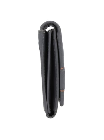 mano Don Leonardo Geldbörse RFID Leder 16 cm grau