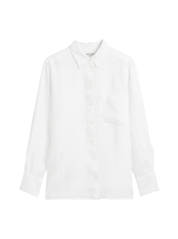 Marc O'Polo Leinenbluse regular in Weiß