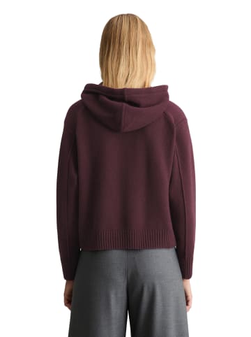 Marc O'Polo DENIM Strick-Hoodie relaxed in Rhubarb Jam