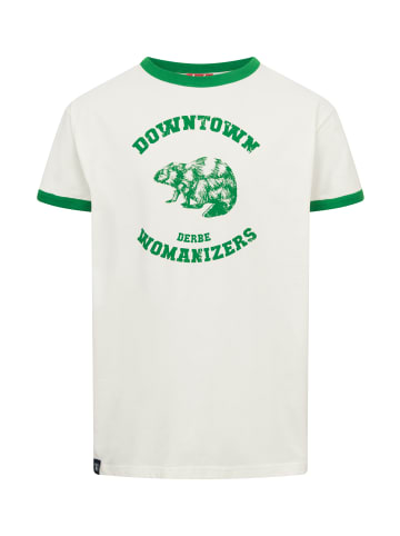 Derbe T-Shirt Derbe Town in off-white