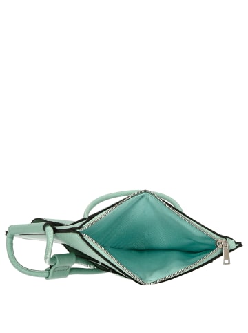 Seidenfelt Lian - Handytasche 18 cm in fresh turquoise