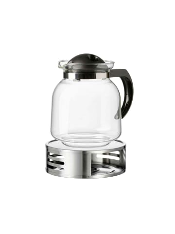 Ritzenhoff & Breker 2er Set Teekanne mit Stövchen Ravenna 1,6 l in transparent