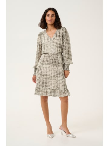 Kaffe Kleid KAtrinike in Grey Texture Check