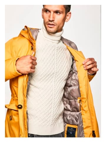 Hackett London Mantel in Gelb