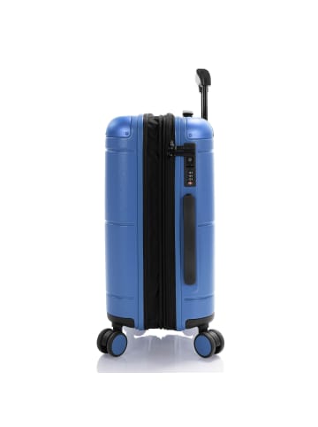 Heys Zen 4 Rollen Kabinentrolley S 54 cm mit Dehnfalte in royal blue