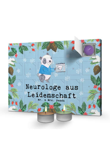 Mr. & Mrs. Panda Kerzen Adventskalender Neurologe Leidenschaft m... in Eisblau
