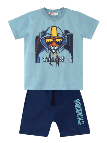 Denokids Set Street Tiger in Blue