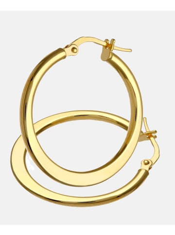 Vanlere Creolen aus 375 Gelbgold