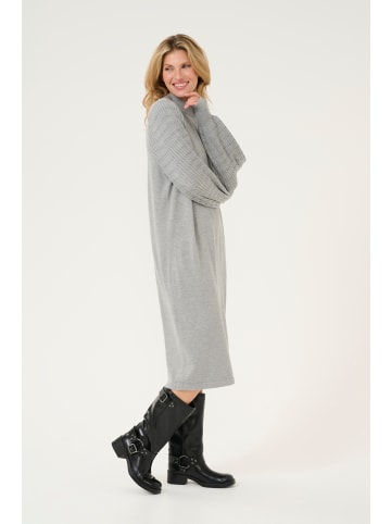 Kaffe Kleid KAnanna Loose fit in Grey Melange