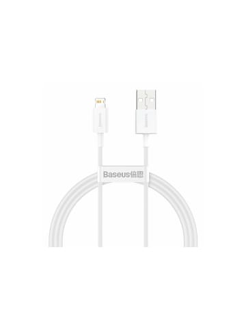 Baseus Baseus Superior USB-Kabel Ladekabel - iPhone 2.4A 1 m Weiß in Weiß