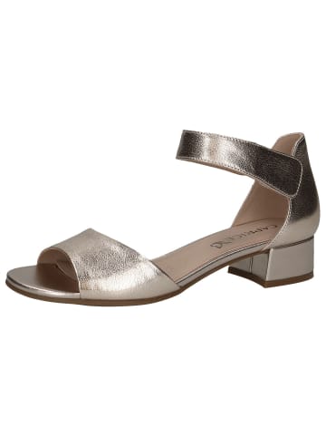 Caprice Sandalette in PLATIN METAL.