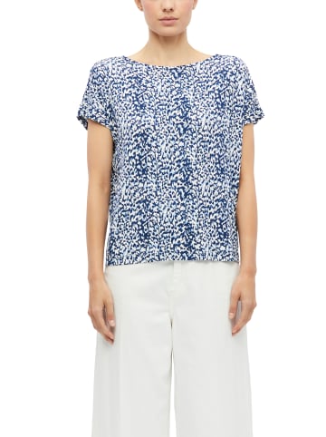 s.Oliver T-Shirt in ecru blau