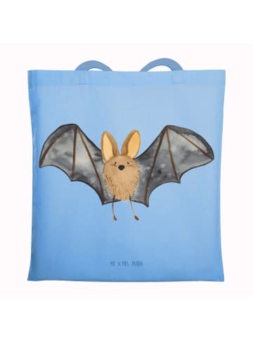 Mr. & Mrs. Panda Tote Bag Fledermaus Flügel ohne Spruch in Sky Blue