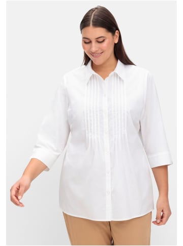 sheego Bluse in weiß