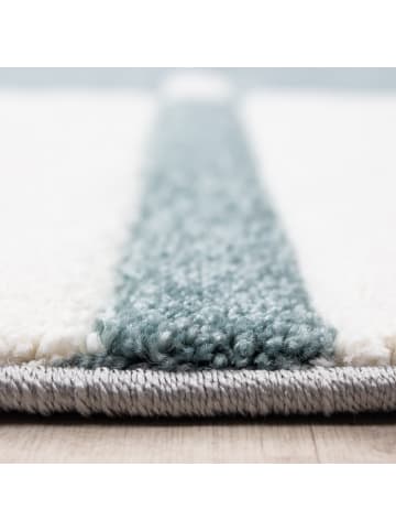 Teppich Boss Kurzflor Teppich Hara Blau