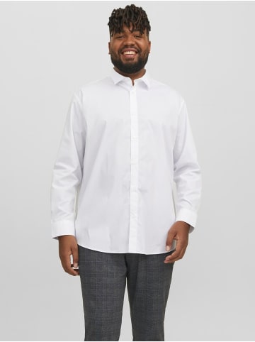 JACK & JONES PLUS Freizeithemd in White
