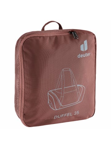 Deuter Duffel 35 - Reisetasche 50 cm (black) in caspia-raisin