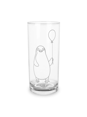 Mr. & Mrs. Panda Glas Pinguin Luftballon ohne Spruch in Transparent