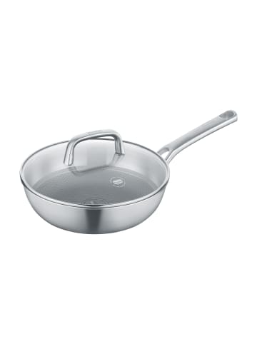 Berndes Wokpfanne mit Glasdeckel - Tricion Resist in poliert
