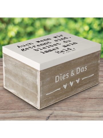 Mr. & Mrs. Panda Aufbewahrungsbox Spruch Trennung von den Eltern... in Weiß