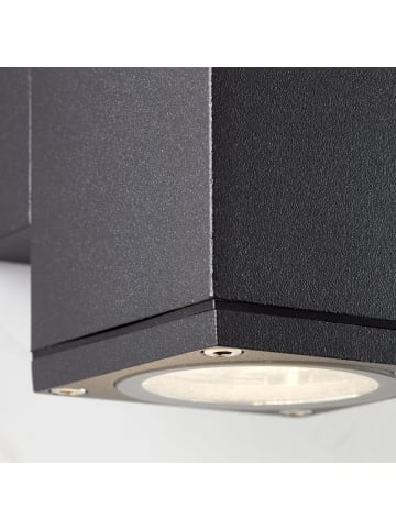 Brilliant Hally Außenwandleuchte in anthrazit