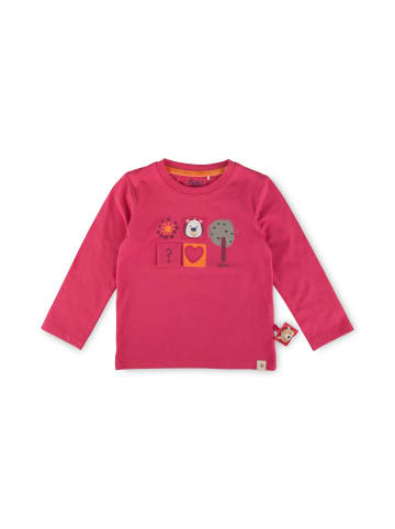 Sigikid Langarmshirt Fancy Forest in Pink