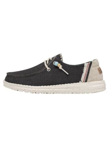 Hey Dude Slipper Wendy Fringe in Carbon