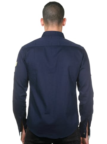 FIOCEO Langarmhemd in navy