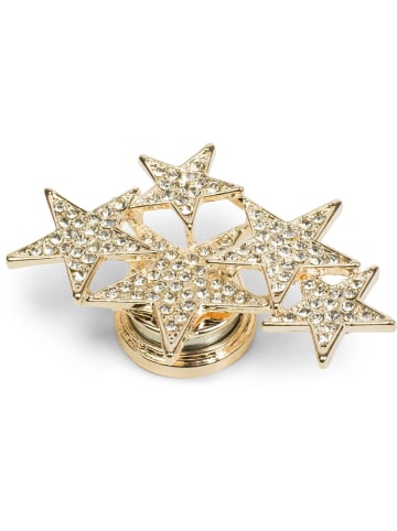 styleBREAKER Magnet Brosche in Gold