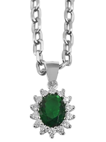 Adeliás Damen Anhänger aus 925 Silber mit Zirkonia in silber