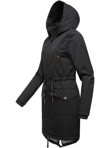 ragwear Wintermantel Crescend in Black