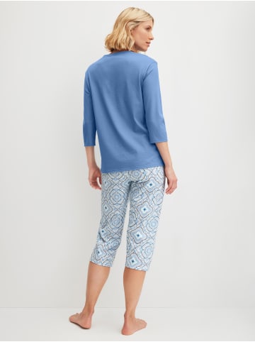 Calida Pyjama in riviera blue