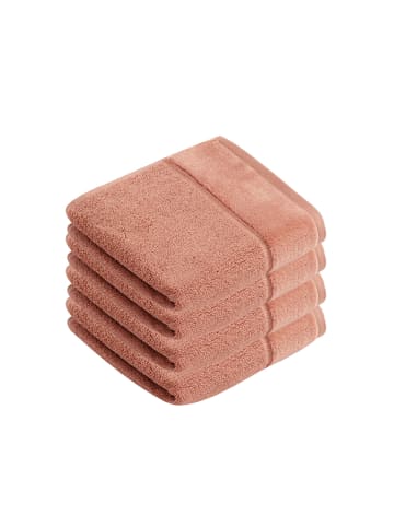 Vossen 4er Pack Gästetuch in red wood