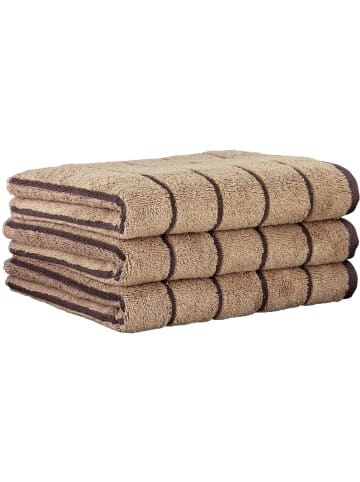 Cawö Handtuch 3er Pack in Sand
