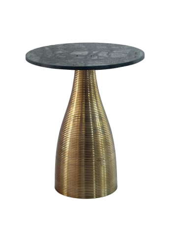 FineBuy Beistelltisch in Grün / Aluminium / 40x40x48