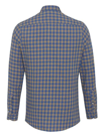 HATICO Langarm FreizeitHemd für Herren in blau