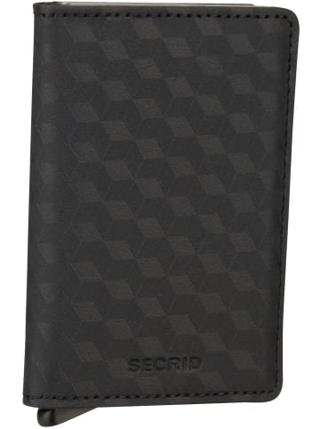 Secrid Geldbörse Slimwallet Optical in Black-Titanium
