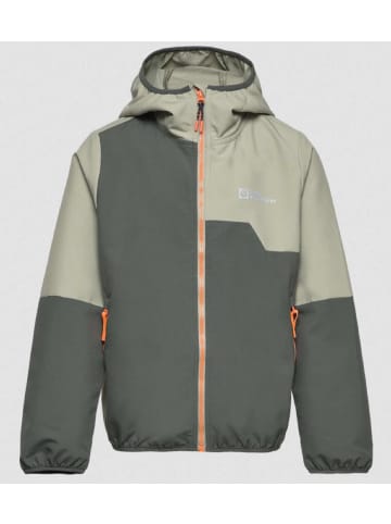 Jack Wolfskin Funktionsjacke TURBULENCE HOODED JKT K in Oliv