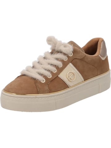 Tamaris Schnürschuhe in CAMEL SUEDE