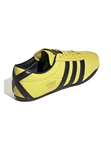 adidas adidas in pure sulfur/dark brown/gold metallic