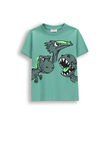 Coccodrillo Baumwoll-t-shirt mit kurzen ärmeln in grün